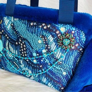 Beautiful handmade small dog carrier/purse.